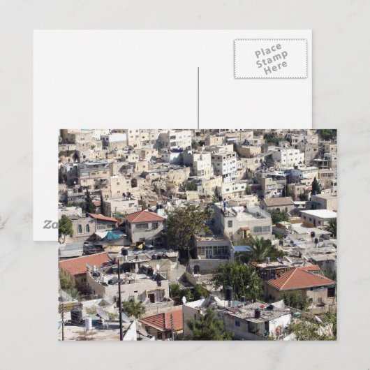 Jerusalem Briefkaart (Voorkant / Achterkant)