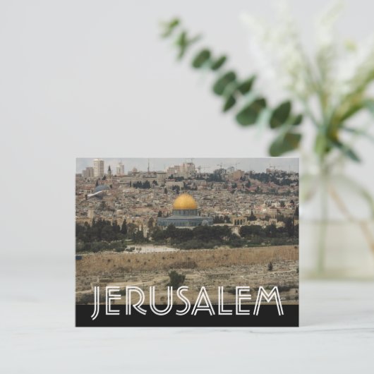 Jerusalem Briefkaart (Staand voorkant)