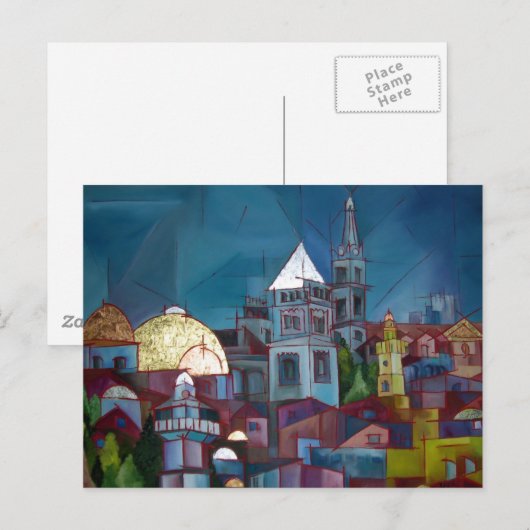 Jerusalem Briefkaart (Voorkant / Achterkant)