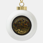Jerusalem Ceramic Keramische Bal Ornament (Voorkant)
