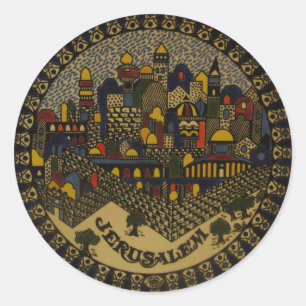 Jerusalem Ceramic Ronde Sticker