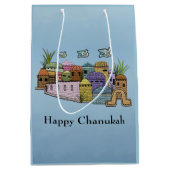 Jerusalem Chanukah Gift Bags Medium Cadeauzakje (Voorkant)