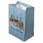 Jerusalem Chanukah Gift Bags Medium Cadeauzakje (Voorkant Gekanteld)