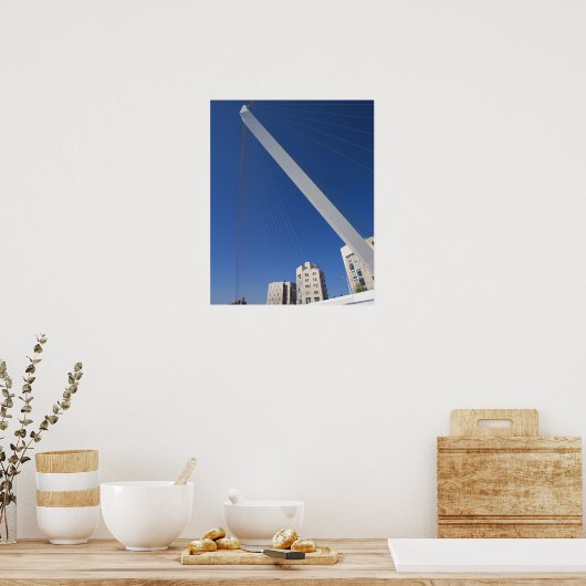 Jerusalem Chords Bridge Poster (Keuken)
