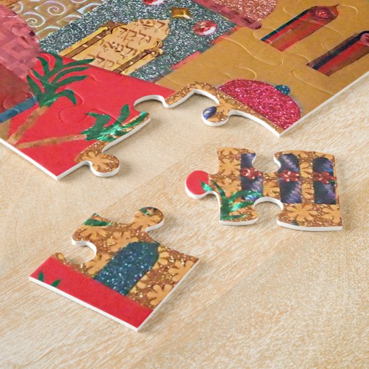 Jerusalem City Colorful Art Legpuzzel (Zijkant)