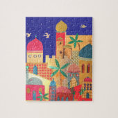 Jerusalem City Colorful Art Legpuzzel (Verticaal)