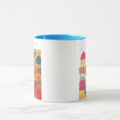 Jerusalem City Colorful Art Mok (Midden)