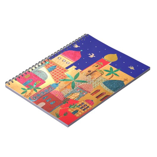 Jerusalem City Colorful Art Notitieboek (Linkerzijde)