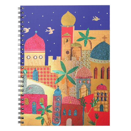 Jerusalem City Colorful Art Notitieboek (Voorkant)