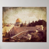 Jerusalem City of Gold Poster (Voorkant)