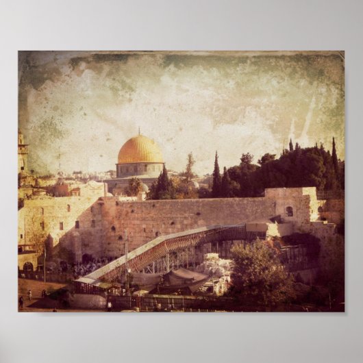 Jerusalem City of Gold Poster (Voorkant)