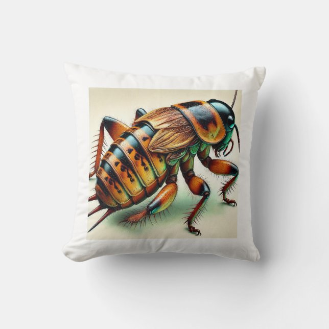 Jerusalem cricket 130924IREF210 - Watercolor Kussen (Voorkant)