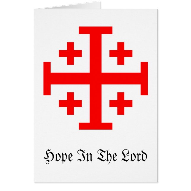 Jerusalem Cross (Voorkant)