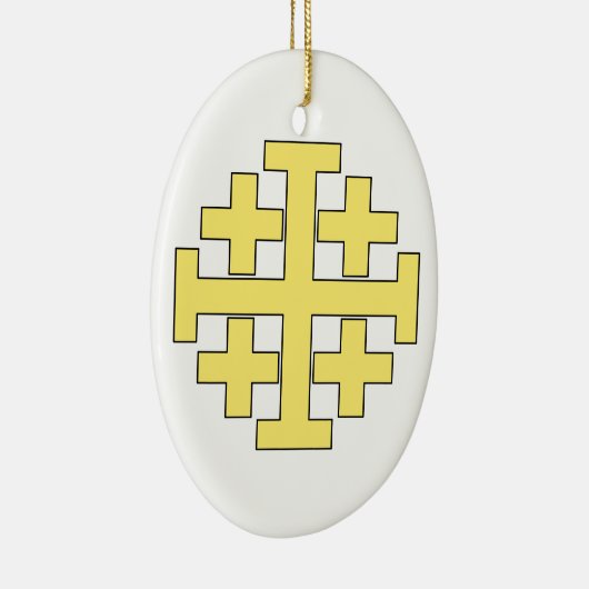 Jerusalem Cross Keramisch Ornament (Rechts)
