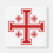 Jerusalem Cross Magneet (Voorkant)