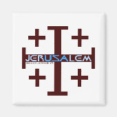 Jerusalem Cross Magneet (Voorkant)