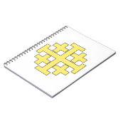 Jerusalem Cross Notitieboek (Linkerzijde)