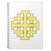 Jerusalem Cross Notitieboek (Voorkant)