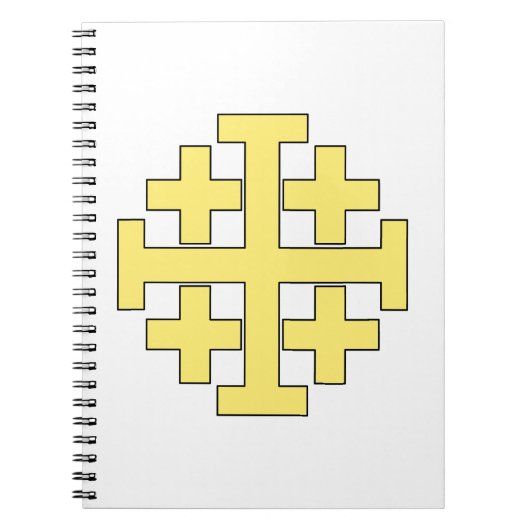 Jerusalem Cross Notitieboek (Voorkant)