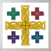 Jerusalem Cross print (Voorkant)
