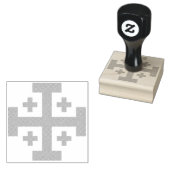 Jerusalem Cross Rubberstempel (Gestempeld)