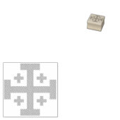 Jerusalem Cross Rubberstempel (Gestempeld)