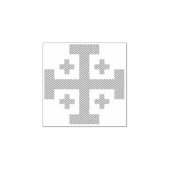 Jerusalem Cross Rubberstempel (Afrduk)