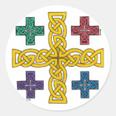 Jerusalem Cross stickers (Voorkant)