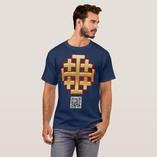 JERUSALEM CROSS T-SHIRT (Voorkant volledig)