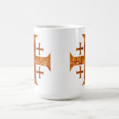 Jerusalem Cross, verhit Koffiemok (Center)