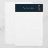 Jerusalem-dag-leeuw met vlag briefpapier (Voorkant / Achterkant)