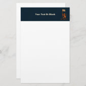 Jerusalem-dag-leeuw met vlag briefpapier (Voorkant / Achterkant)