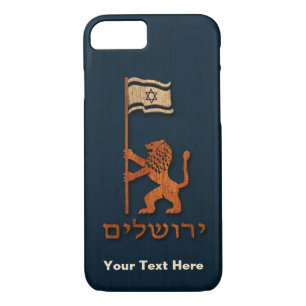 Jerusalem-dag-leeuw met vlag Case-Mate iPhone case