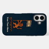 Jerusalem-dag-leeuw met vlag Case-Mate iPhone case (Achterkant (horizontaal))
