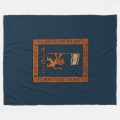 Jerusalem-dag-leeuw met vlag fleece deken (Voorkant (Horizontaal))