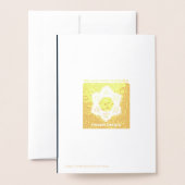 Jerusalem-dag-leeuw met vlag folie kaarten (Met envelop)