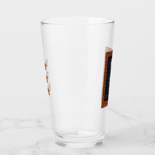 Jerusalem-dag-leeuw met vlag glas (Rechts)