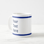 Jerusalem-dag-leeuw met vlag koffiemok (Voorkant links)