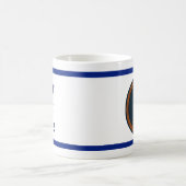 Jerusalem-dag-leeuw met vlag koffiemok (Center)