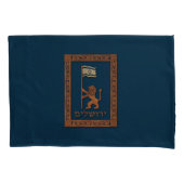 Jerusalem-dag-leeuw met vlag kussensloop (Voorkant)