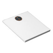 Jerusalem-dag-leeuw met vlag notitieblok (Schuin)