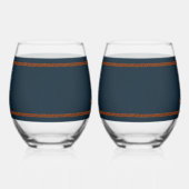 Jerusalem-dag-leeuw met vlag wijnglas zonder voet (Links)