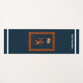 Jerusalem-dag-leeuw met vlag yogamat (Voorkant (horizontaal))