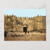 Jerusalem - Damascus Gate Briefkaart (Voorkant)