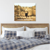 Jerusalem - Damascus Gate Canvas Afdruk (Insitu (Slaapkamer))