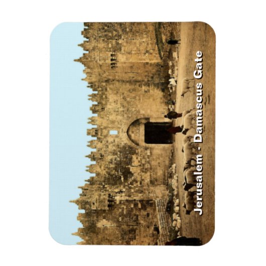 Jerusalem - Damascus Gate Magneet (Verticaal)