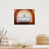 Jerusalem "Dominus Flevit"-kapel, berg olijven Poster (Keuken)