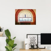 Jerusalem "Dominus Flevit"-kapel, berg olijven Poster (Thuiskantoor)