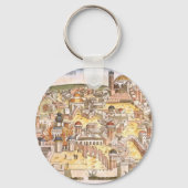 Jerusalem eerste tempel sleutelhanger (Voorkant)