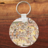 Jerusalem eerste tempel sleutelhanger (Voorkant)